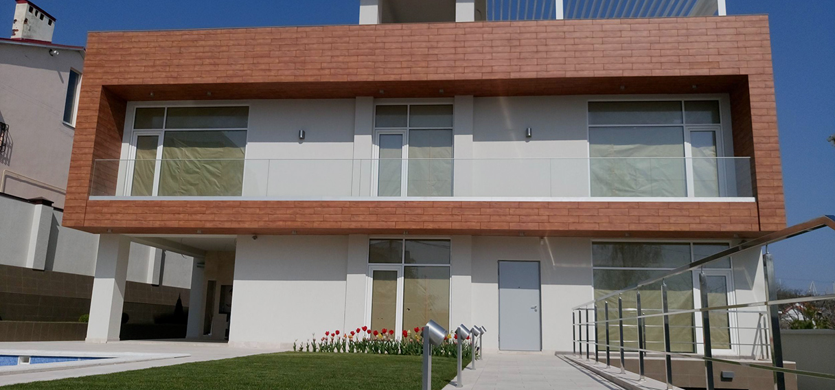 Residential building is in the Myskhako village